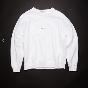 acne studios STAMP LOGO SWEATSHIRT 
Optic white